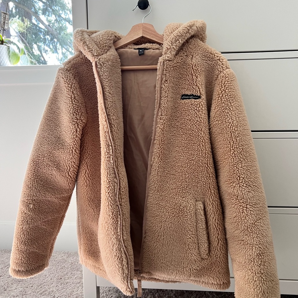 Cozy Tan Sherpa Jacket